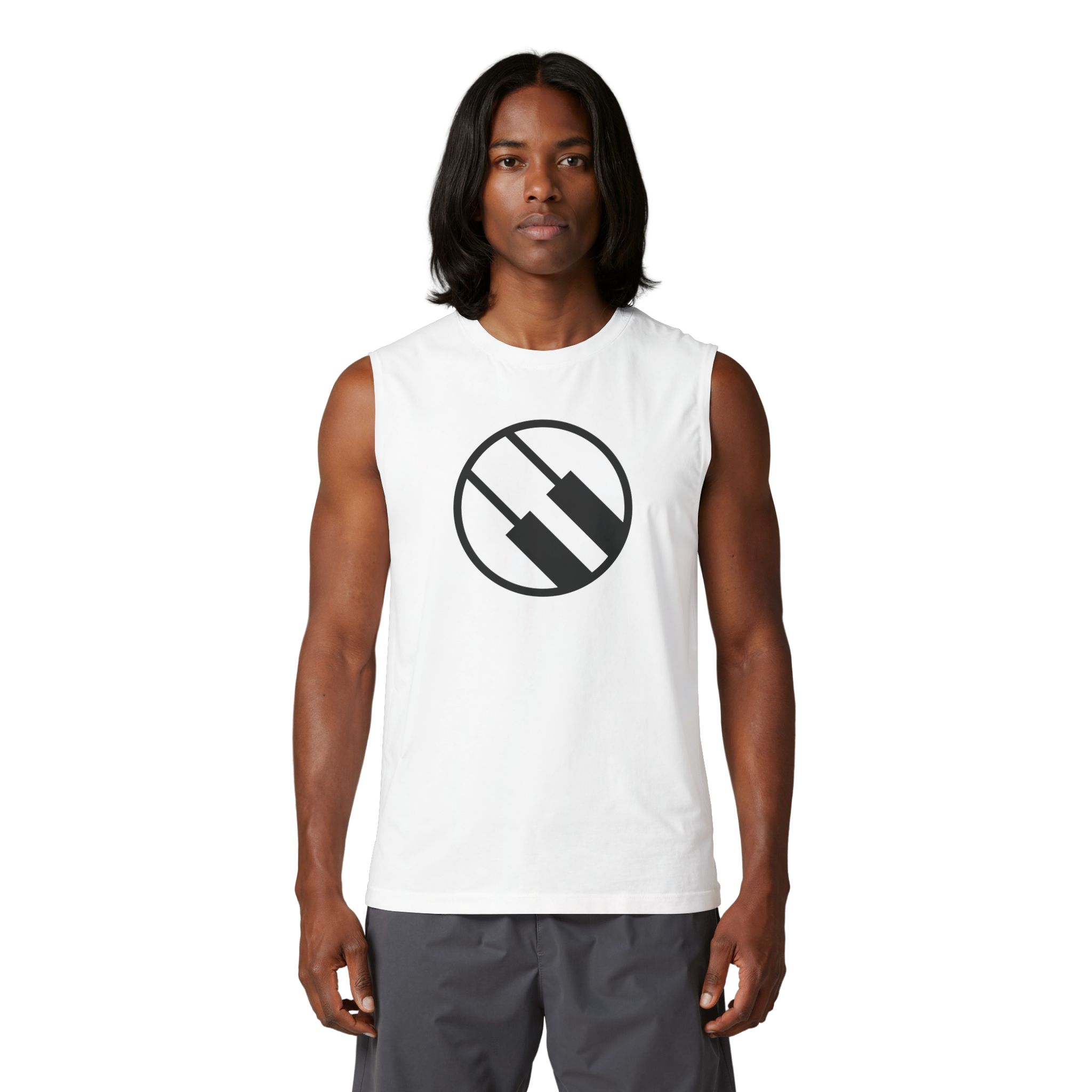 Earth Matters Muscle Tank — Minimalist Musician Sleeveless Tee - Image 3