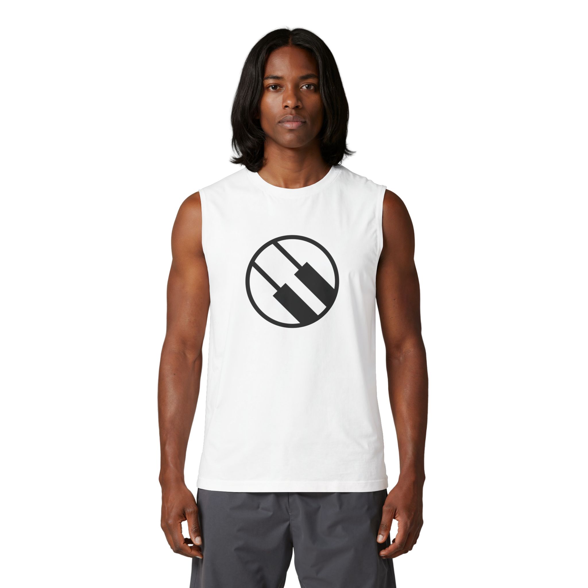 Earth Matters Muscle Tank — Minimalist Musician Sleeveless Tee - Image 3